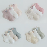 Детские летние тонкие осенние хлопковые дышащие носки для новорожденных для раннего возраста, 0-6 мес., 1 лет