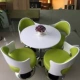Один стол и четыре стула [фруктовые зеленые]