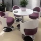 Один стол и четыре стулья [фиолетовый]