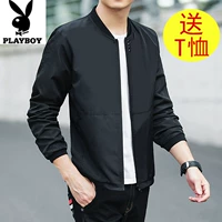 Playboy chống nắng quần áo nam mùa hè áo khoác nam áo khoác siêu mỏng Hàn Quốc phiên bản của mỏng đẹp trai quần áo chống nắng áo áo khoác jean nam