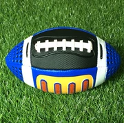 Hot pu Mỹ thứ 3 bóng bầu dục trẻ em tiểu học và trung học cơ sở trong nhà và ngoài trời hiệu suất đào tạo bóng xanh đỏ? - bóng bầu dục