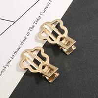 Золотая сливовая зажим 3,7x5,4 см. Золото 1/упаковка