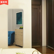 Fuxinqi gương không viền gương treo tường không viền tường cửa hàng quần áo gương đầy đủ chiều dài gương kính phù hợp gương - Gương