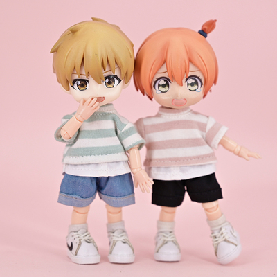 taobao agent OB11 baby clothing GSC clay doll short -sleeved YMY body T -shirt 12 points BJD Body9 clothes and clothing