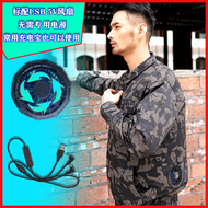 Mùa hè ngoài trời gió mạnh quần áo thợ hàn có quạt làm lạnh làm mát điều hòa không khí quần áo nam sạc áo liền quần công nhân quạt áo điều hoà không chổi than