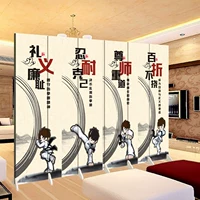 Taekwondo chiến đấu võ thuật tường gấp màn hình phân vùng thời trang phòng khách lối vào phòng đào tạo trẻ em - Màn hình / Cửa sổ vach ngan go