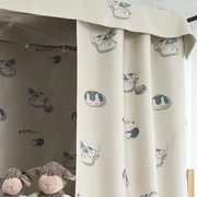 Ký túc xá sinh viên thỏ Jun dưới bóng râm giường ngủ phòng ngủ curtains rèm cửa dày công chúa thoáng khí - Bed Skirts & Valances