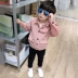 Áo khoác trẻ em mùa xuân và mùa thu 1-3-5 tuổi 2 bé trai xuân trẻ em mùa thu 2018 mới phiên bản quần áo thủy triều trẻ em Hàn Quốc áo phao dáng dài cho bé gái Áo khoác