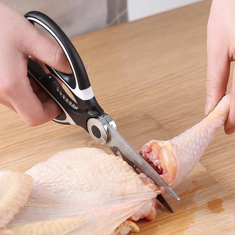 多功能厨房剪刀家用杀鱼专用↑剪鸡骨烤肉神器特大号不锈钢强力剪子