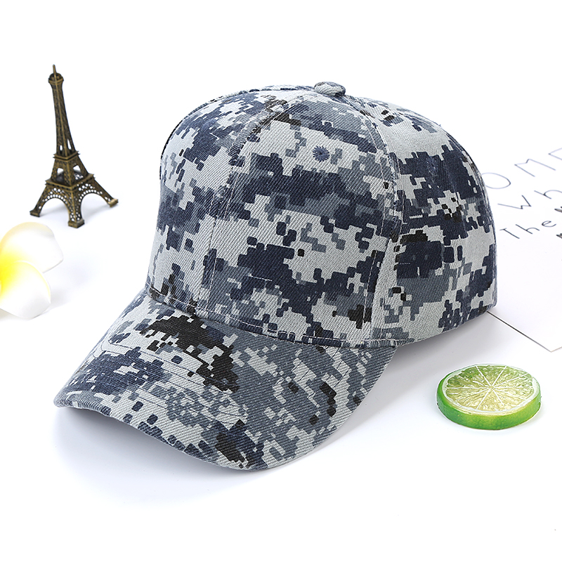 MaroonBaseball cap female Sun hat camouflage peaked cap outdoors man service cap Sun hat Military training motion Hat Korean version tide