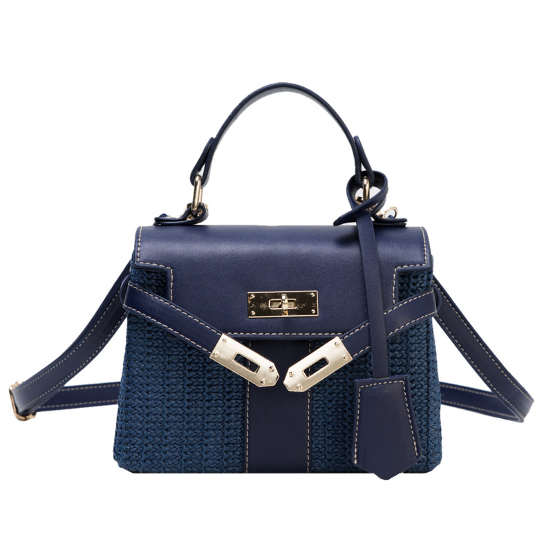 Navy Bluepackage goods in stock Japan and Korea  Messenger handbag 2020 new pattern Tidal packet female Compile Bag Japan and Korea exquisite fashion durable