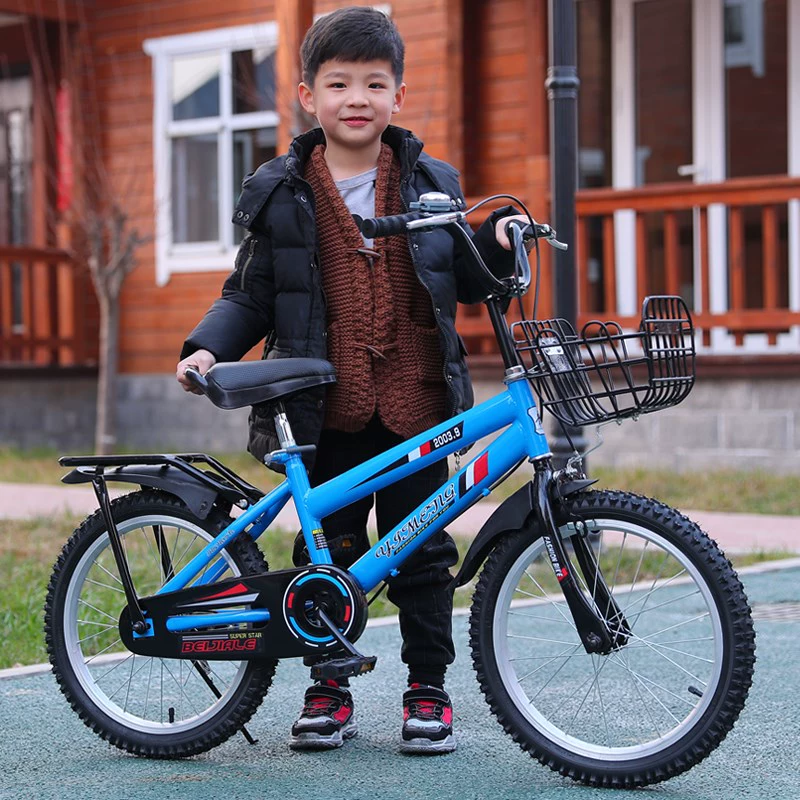 Xe đẩy trẻ em lớn xe đạp 18 inch trẻ em trai 6-8 tuổi -7-10 tuổi 12-15 tuổi trẻ em đi học - Con lăn trượt patinet / trẻ em