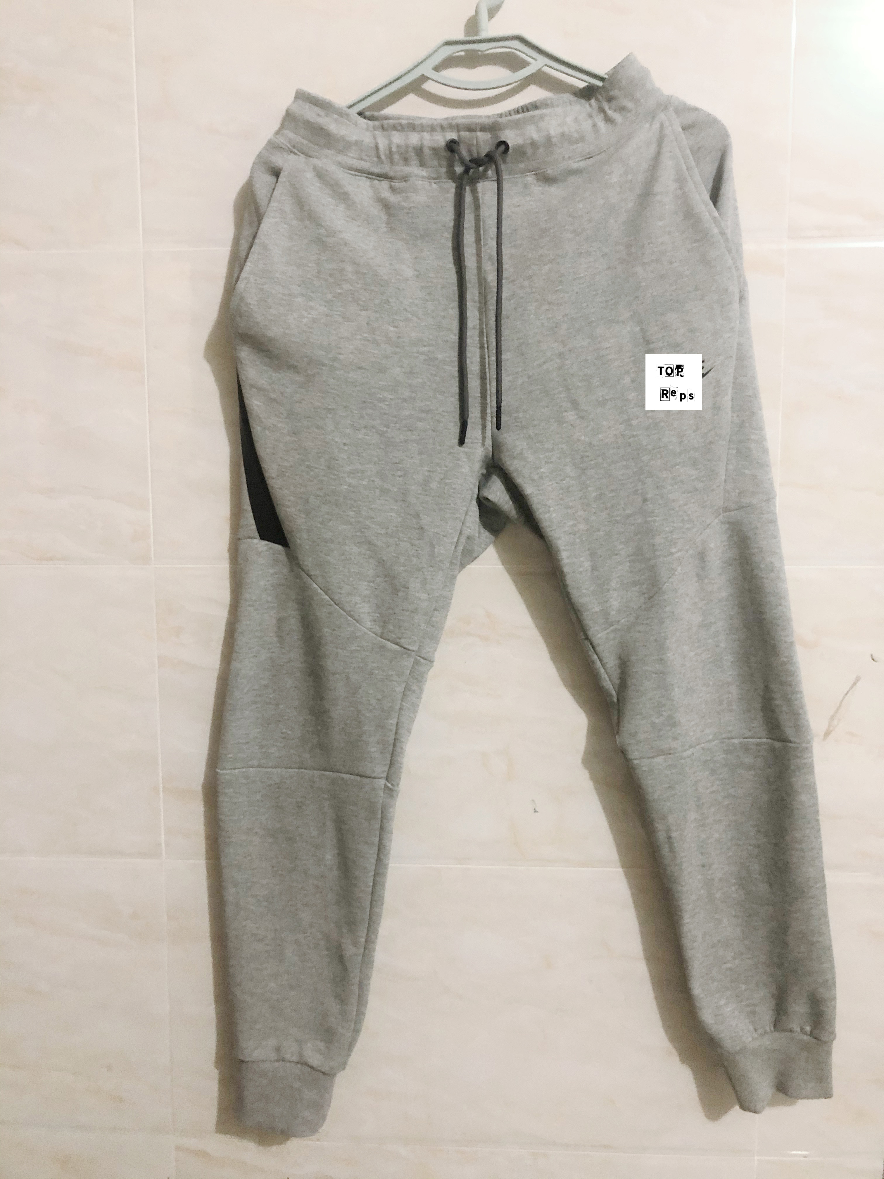Grey2019 Vanish paragraph spring and autumn man new pattern wear-resisting Air layer cotton Elastic cotton motion Casual suit loose coat trousers