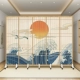 Màn hình gấp theo phong cách Nhật Bản tùy 
            chỉnh di động chặn vách ngăn văn phòng rèm phòng khách nhà vách ngăn đơn giản trang trí phòng ngủ kính chắn gió vách phòng thờ đẹp