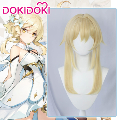 taobao agent Dokidoki spot second hair original god COS female traveler Firewing cos wig Traveler cosplay