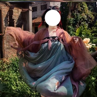 [Peach Blossom Fairy] Peach четырнадцать подлинная оригинальная ханфу летняя юбка для груди в китайском стиле Tang Fairy Gallpie