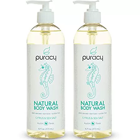 [Puracy Natural Body Wash, Sulfate-Free Bath and Shower Gel,]