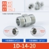 1D series Eaton Yonghua hệ mét tiêu chuẩn 24 độ hình nón hai đầu có đường kính biến thiên, mối nối chuyển tiếp thủy lực bằng thép cacbon hạng nặng khớp nối xoay thủy lực Khớp nối thủy lực