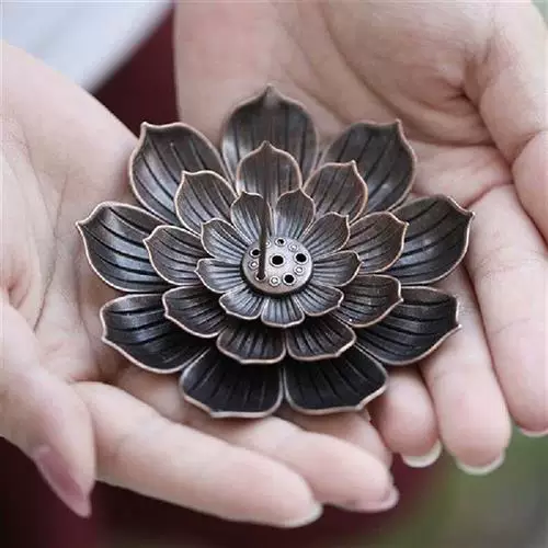 [Подставка для благовоний из сплава Burner Plate Holder Buddhism Plate]