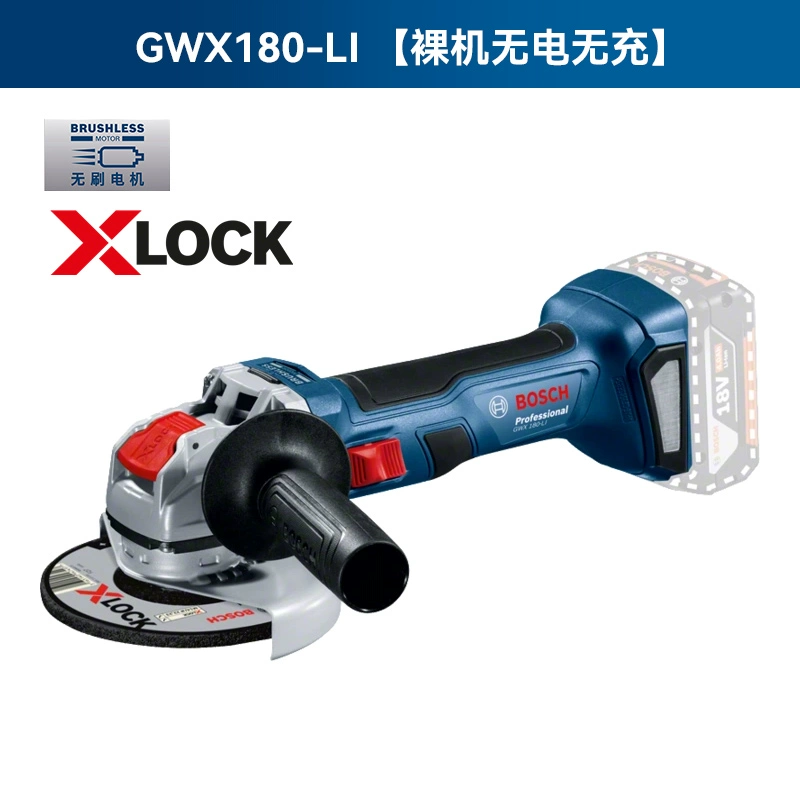 máy mài khuôn Bosch Brushless Lithium Corner Gargam GWS180-LI Tay sạc theo dõi Tiến sĩ Metal Cut sau máy mài lưỡi cắt nhôm máy cắt makita Máy mài