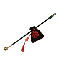 50 см диаметром 2,7 см дымовой горшок с зеленым агатом рта