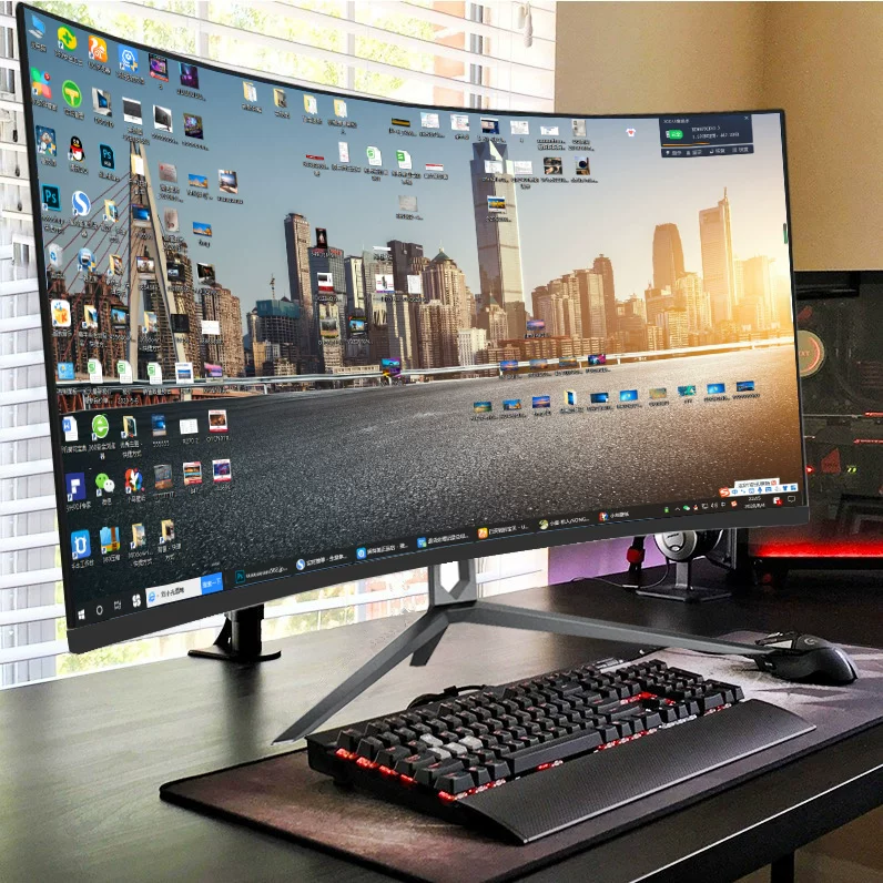 Asus, ноутбук, игровой LCD-дисплей, 32 дюйма, 144 Гц, широкий экран
