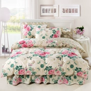 Mùa hè đặc biệt bốn mảnh cotton cotton bed bed bed bed cover 1.2 1.5 1.8 2 m bộ đồ giường - Váy Petti