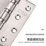 Bản lề phẳng bằng thép không gỉ 4 inch 5 inch im lặng dày cửa bản lề cửa gỗ rời lá sen nặng các loại bản lề cửa gỗ