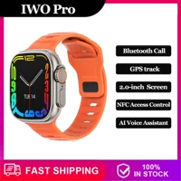 IWO Pro DT8 Ultra Smart Watch Men NFC Bluetooth Call GPS Hea