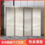 vách ngăn nhựa giả gỗ Tùy chỉnh 
            ánh sáng sang trọng màn hình phân vùng phòng khách gấp di động trang trí văn phòng khách sạn hiện đại tối giản mới bức tường mềm Trung Quốc bình phong vách ngăn