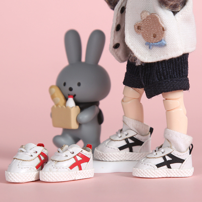 taobao agent Spot OB11 baby shoes casual sports shoes 12 points BJD doll clothes GSC body shoes Holala