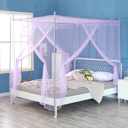 加密公主风蚊帐双人蚊帐三开门蚊帐