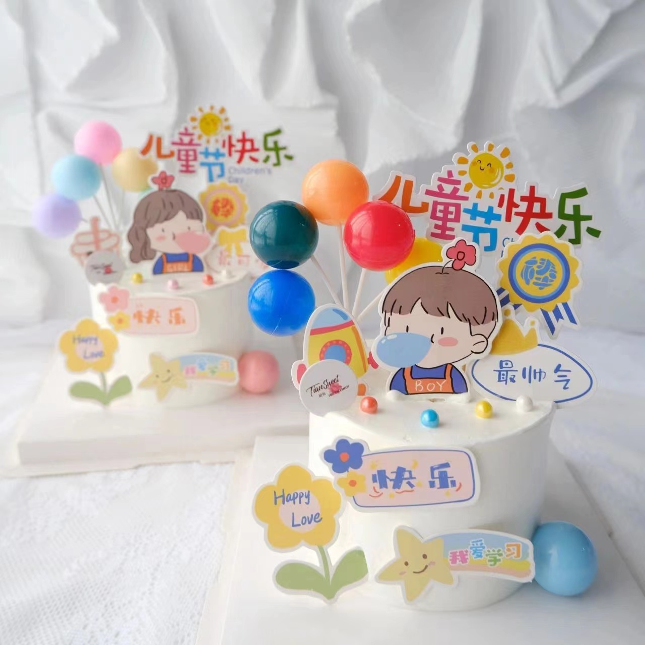 ins小清新飞机蛋糕装饰摆件卡通儿童蛋糕装饰复古飞机装饰摆件-Taobao