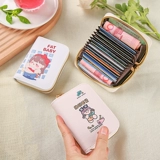 Картхолдер, милая универсальная сумка через плечо для водительских прав, брендовый мультяшный вместительный и большой кошелек