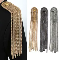 Brooch Pin Handmade Fashion Tassel Chain Shoulder Jewelry