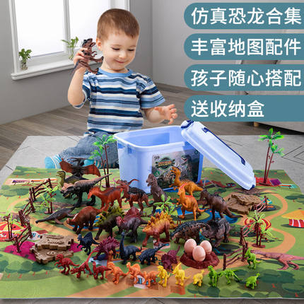 多款恐龙玩具霸王龙仿真软胶动物儿童玩具