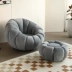 sofa tân cổ điển Sofa Lười Bí Ngô Ghế Tất Nam Đơn Thịt Cừu Nhung Phòng Ngủ Dễ Thương Ban Công Cổ Bắc Âu Ghế Sofa Nhỏ sofa văng nỉ Ghế sô pha