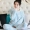 Phiên bản Hàn Quốc của bộ đồ ngủ nữ flannel dày mùa thu và mùa đông cô gái dễ thương bộ pijama lụa