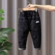 Quần denim bé trai mùa đông phong cách Hàn Quốc phong cách nước ngoài trẻ em ba lớp chần bông dày cho bé mặc mùa đông váy trẻ em hàn quốc