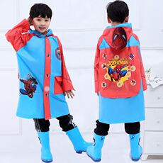 Дождевики children spiderman kids raincoat cartoon