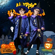 Trang phục Halloween cho trẻ em, bộ áo choàng và áo choàng Harry Potter cho bé trai, biểu diễn cosplay cho bé gái