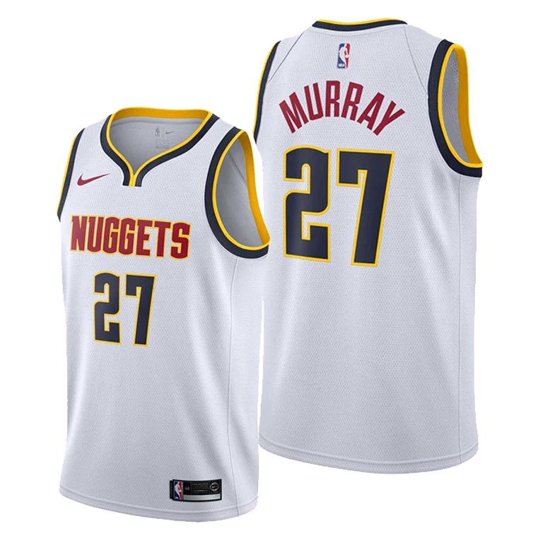 Американская версия Genuine Nuggets No. 15 Jakich Jersey 1 Porter Gordon Мужские баскетбольные ткани 27 Murray City Version