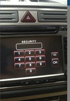 Tiguan Sagita Magnar Tengyin Запрос пароля на DVD -навигации на автомобиле открыл радиоседание всех моделей