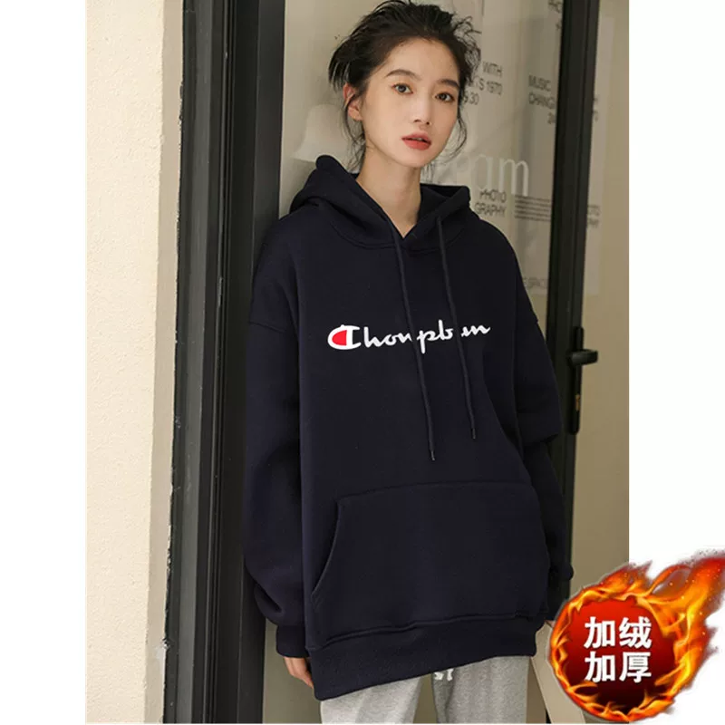 Demi-season hoody, warm jacket, Japanese version, for beloved, oversize, increased thickness