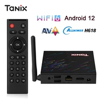 TANIX TX68 Android 12 Smart TV Box AV1 Allwinner H618 Wifi
