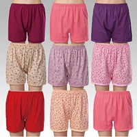 Quần short cotton cao cấp cho người trung niên và người cao tuổi Chất béo rộng quần cotton kích thước lớn an toàn đồ lót màu đỏ bikini đẹp