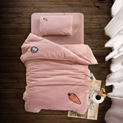 Bé ba mảnh bộ đồ giường bé gói bé bông quilt cover sheets một lớp mẫu giáo trẻ em ba hoặc năm bộ
