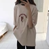 Cộng với phân bón XL của phụ nữ ngắn tay T-Shirt mùa xuân và mùa hè Hàn Quốc phiên bản 200 kg chất béo MM quá khổ lỏng mỏng nửa tay áo áo phông trơn Áo phông