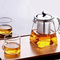 Глянцевый заварочный чайник, ароматизированный чай, чайный сервиз, мундштук
