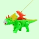 Электрический зеленый динозавр